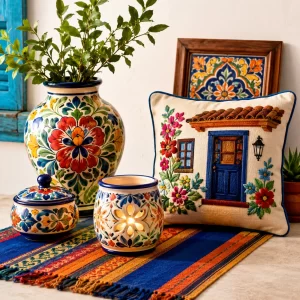 Set Decorativo Casa Colonial